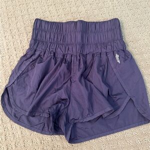 Elegant Purple Women's Athletic Shorts